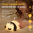 A071 Panda Silicone Night Light Snoring Sound Sleep Lamp Soft Touch Light for Bedroom - 7