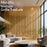 60x300cm 3D Textured Grid Pattern Wall Sticker Waterproof Self-Adhesive PVC TV Background Wall Paper - Champagne Gold - 3