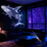 USB LED Projection Lamp Flexible Gooseneck Replaceable Slides Night Light for Bedroom - Butterfly 1 - 4