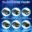 USB Planet Projection Light 6-Mode Dual Lens Earth Moon Galaxy Night Light for Bedroom Car - 7