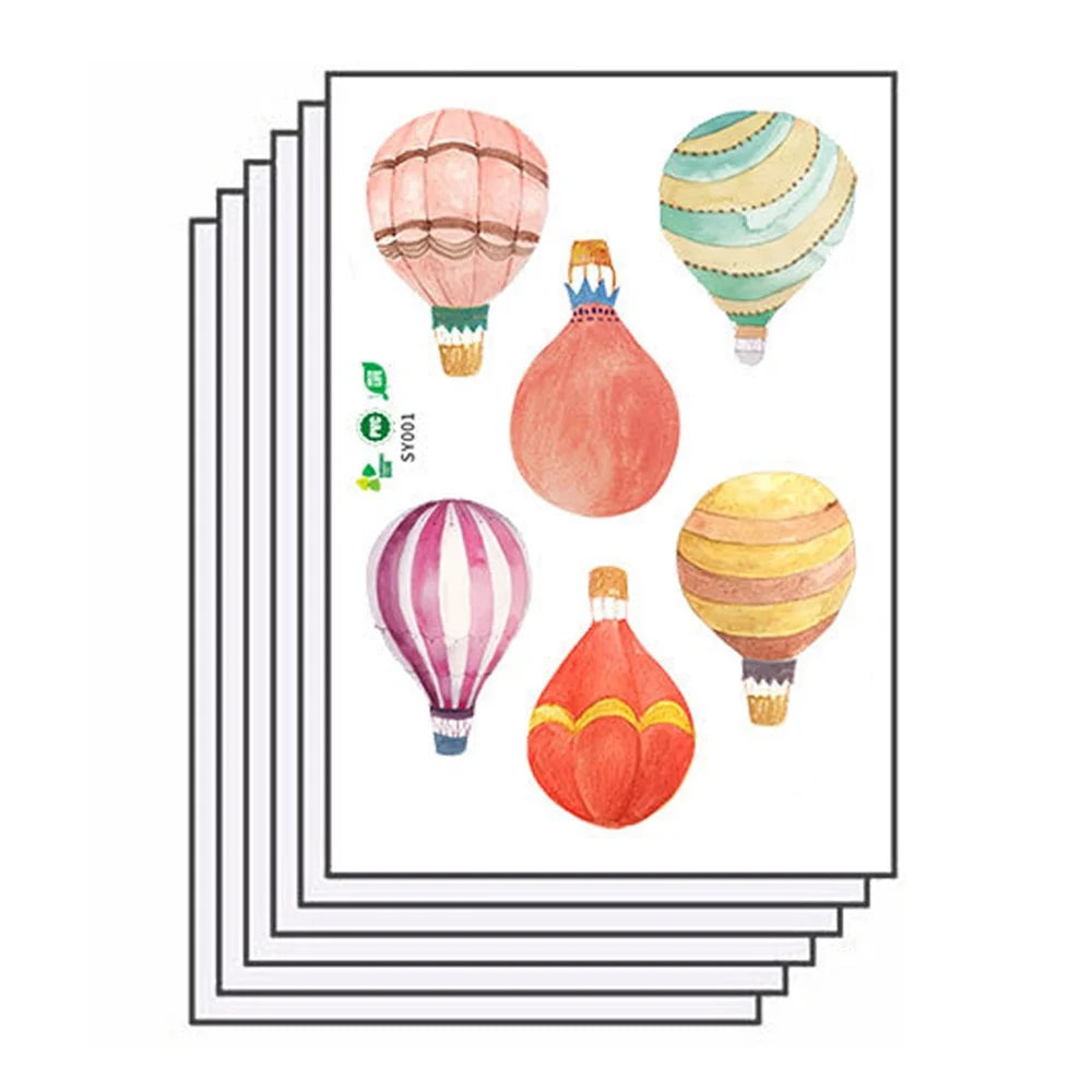 36Pcs / Set Cartoon Hot Air Balloon PVC Wall Stickers for Baby Kids Room Bedroom Nursery Removable DIY Wall Decals (No EN71 Certification) - SY001 - 2