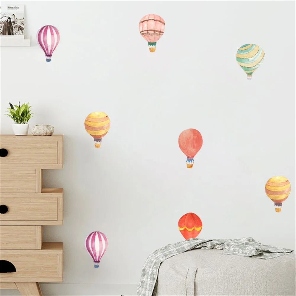 36Pcs / Set Cartoon Hot Air Balloon PVC Wall Stickers for Baby Kids Room Bedroom Nursery Removable DIY Wall Decals (No EN71 Certification) - SY001 - 3