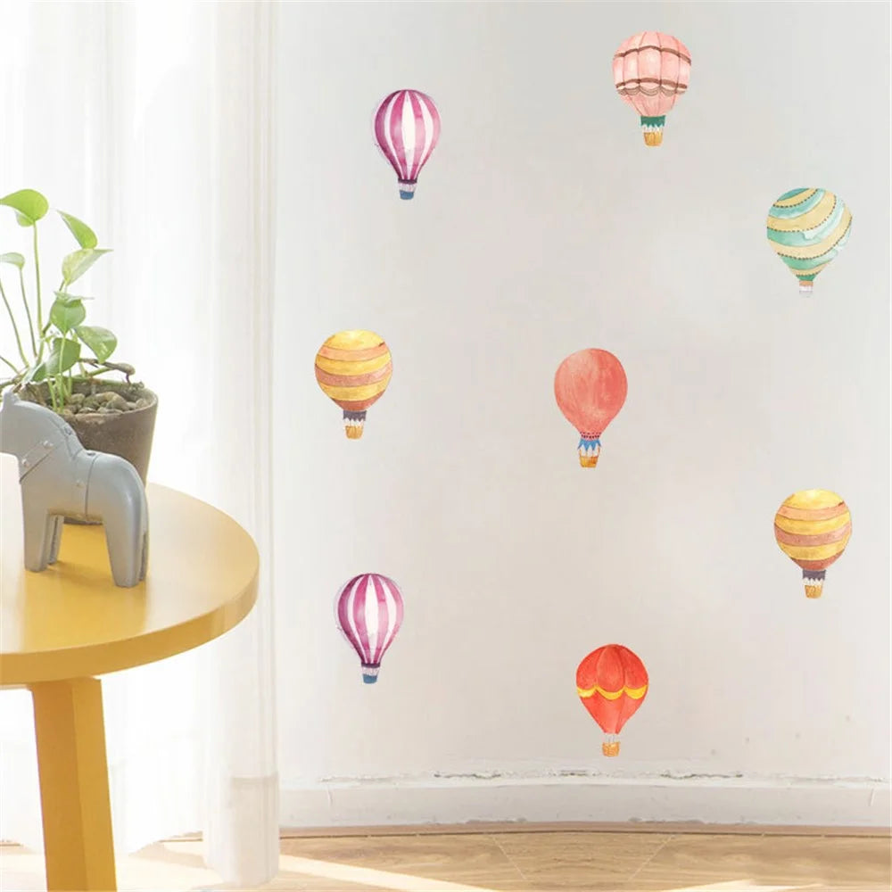 36Pcs / Set Cartoon Hot Air Balloon PVC Wall Stickers for Baby Kids Room Bedroom Nursery Removable DIY Wall Decals (No EN71 Certification) - SY001 - 4