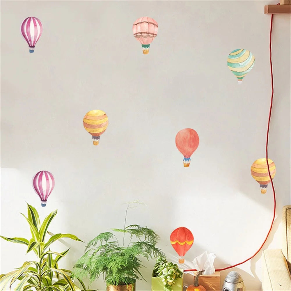 36Pcs / Set Cartoon Hot Air Balloon PVC Wall Stickers for Baby Kids Room Bedroom Nursery Removable DIY Wall Decals (No EN71 Certification) - SY001 - 6