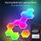 LIXINCORDA 3Pcs DIY Hexagonal Honeycomb LED Light RGBIC LED Wall Lamp with Smart APP Voice Control (Tuya WiFi Version) - 2