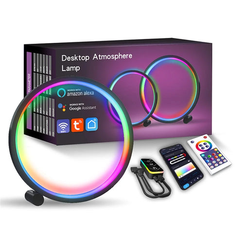 LIXINCORDA SAL052 RGBIC Smart LED Light Desktop Ambient Ring Light Support Tuya WiFi - 1