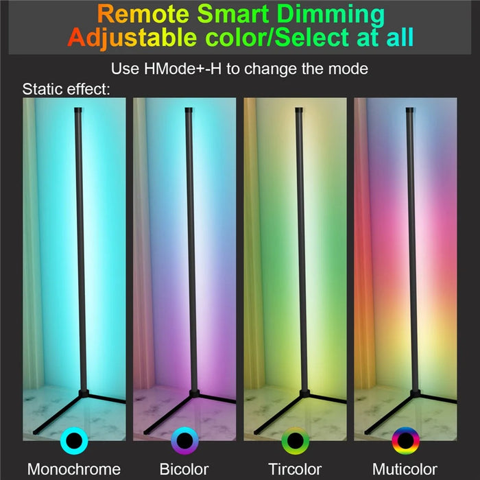 LXLDD-021 RGB Floor Lamp WiFi Smart Voice / Tuya Control Portable LED Corner Light - 6