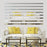 H01210 20PCS Self-adhesive Acrylic Mirror Wall Stickers 5X50CM Rectangle DIY Wall Decals Art Decoration Gift for Home - Silver - 2