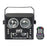 5-in-1 LED Effect Light Strobe Laser Water Streak Pattern Disco Light Lamp for Party Club Bar - US Plug - 1