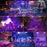 5-in-1 LED Effect Light Strobe Laser Water Streak Pattern Disco Light Lamp for Party Club Bar - US Plug - 4