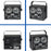 5-in-1 LED Effect Light Strobe Laser Water Streak Pattern Disco Light Lamp for Party Club Bar - US Plug - 7