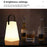 Trapezoid Portable Lantern Lamp 16 Colors Brightness Adjustable USB Rechargeable LED Light with Remote Controller - 4