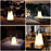 Trapezoid Portable Lantern Lamp 16 Colors Brightness Adjustable USB Rechargeable LED Light with Remote Controller - 6