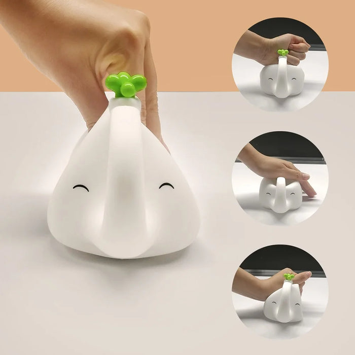 Elephant-Shaped Baby Bedside Touch Light Breastfeeding Night Light Desktop Lamp Decompression Toys with Phone Stand (with CE) - 4