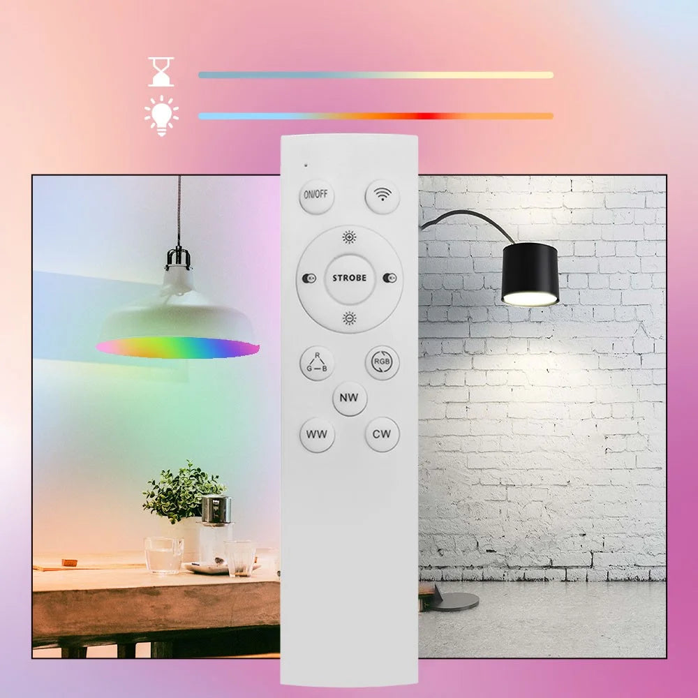 4Pcs / Set Tuya Bluetooth-compatible Smart Bulb Light RGBCW Full Color APP Smart Control Lamp with Remote Control - 5
