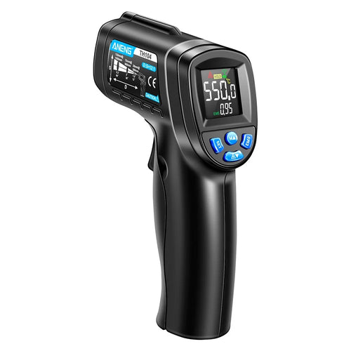 ANENG TH104 Color Display Infrared Thermometers Portable -50 to 550 Degree Temp Measurement for Industry, Kitchen - 1