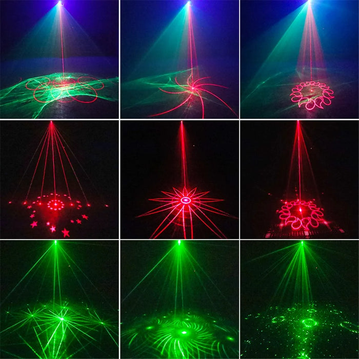 T10 Dreamy Laser Light Stage KTV Flash Light Voice-activated Remote Control Disco Party Atmosphere Lamp - 5