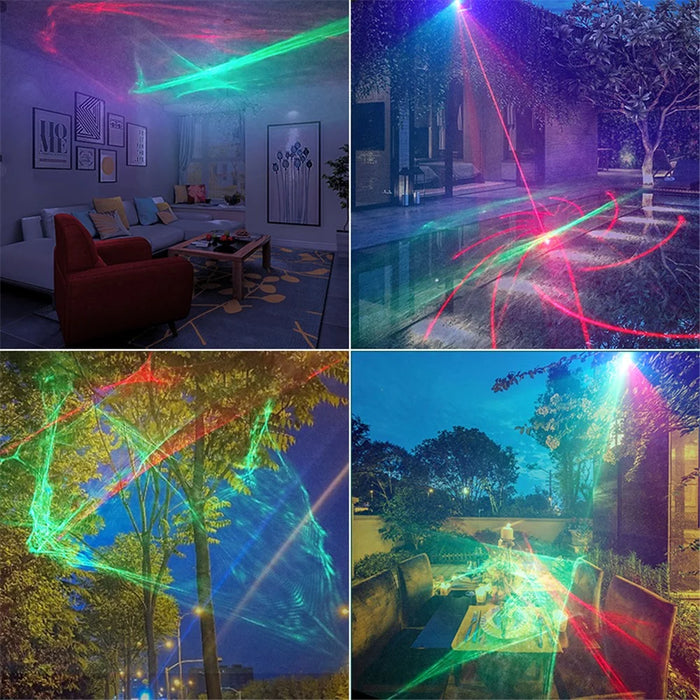T10 Dreamy Laser Light Stage KTV Flash Light Voice-activated Remote Control Disco Party Atmosphere Lamp - 6