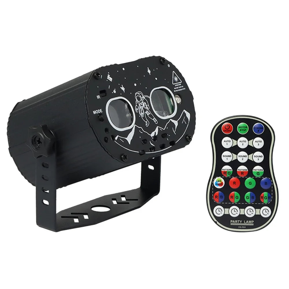 T20 DJ Party Lights Stage Light Northern Lights Effect Laser Light Disco Strobe Lighting with Remote Control - 1