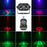 T20 DJ Party Lights Stage Light Northern Lights Effect Laser Light Disco Strobe Lighting with Remote Control - 3