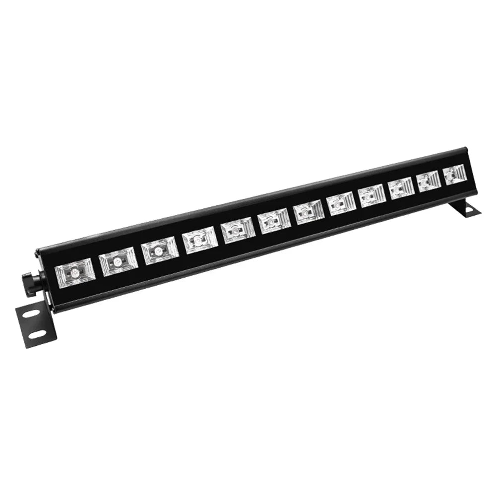 12-LED UV Light Bar Remote Control Purple Lamp Blacklight Bar for Stage Lighting, Body Painting, Halloween - 2