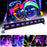 Automatic Control 9-LED Light Bar UV Blacklight Tube Glow in The Dark Party Supplies for Halloween,Christmas - 3