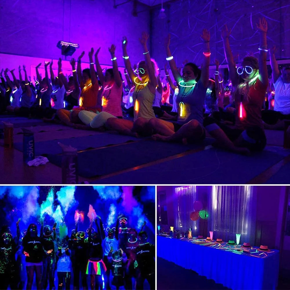 12-LED UV Light Bar Automatic Control Purple Lamp Blacklight Bar for Stage Lighting, Body Painting, Halloween - 7