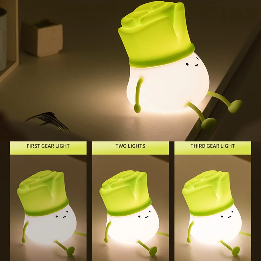 D08 Cute Shape Bedside Touch Lamp Breastfeeding Night Light Toddler Baby Kids Bedroom Decoration LED Light - 4