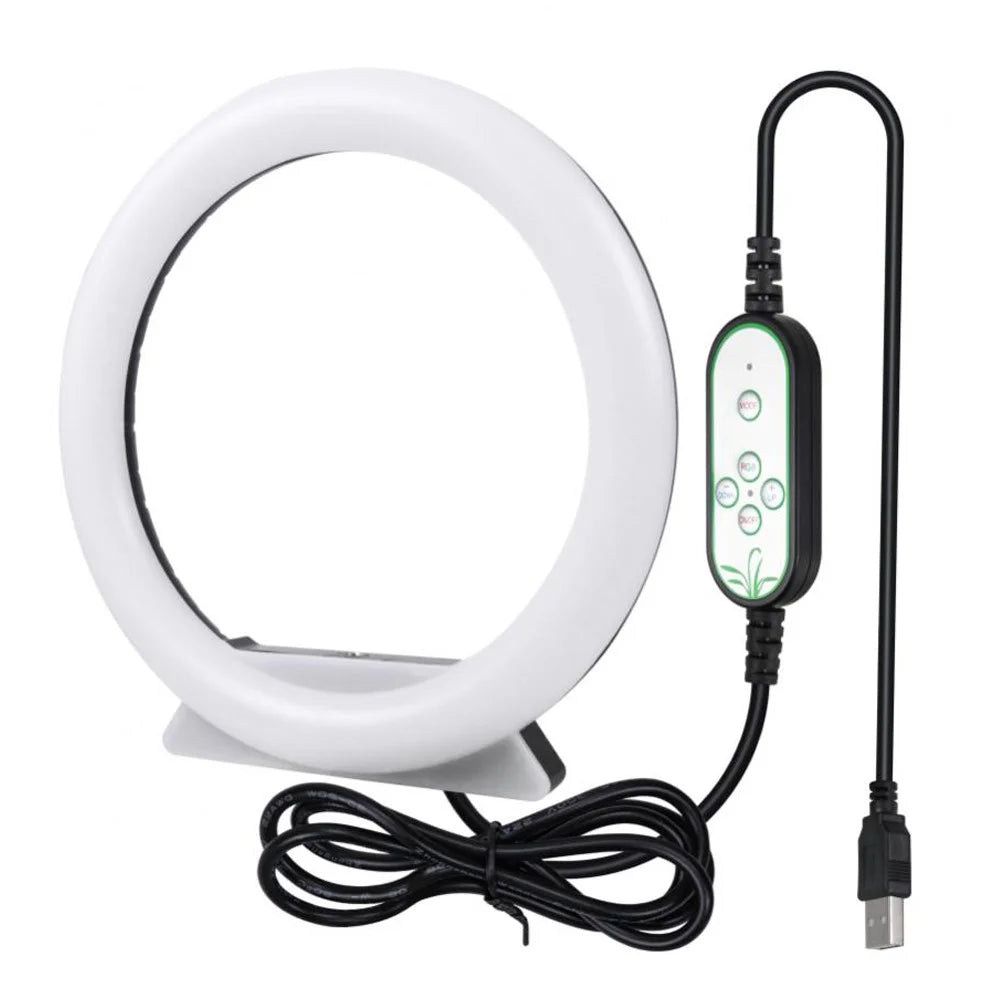 26CM Diameter Vlogging Video Lamp RGB LED Selfie Ring Light Live Broadcast Fill Light, Size: L - 1