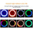 26CM Diameter Vlogging Video Lamp RGB LED Selfie Ring Light Live Broadcast Fill Light, Size: L - 3