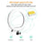 18CM Diameter RGB LED Selfie Ring Light Vlogging Video Lamp Live Broadcast Fill Light, Size: M - 7