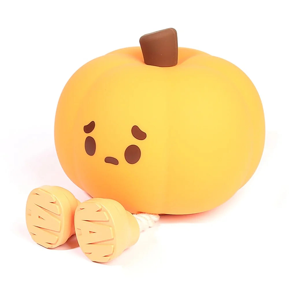 Cute Pumpkin Shape Touch Night Light Touch Lamp Phone Holder Halloween Decor Gift (CE ROHS FCC CPC Certified) - 1
