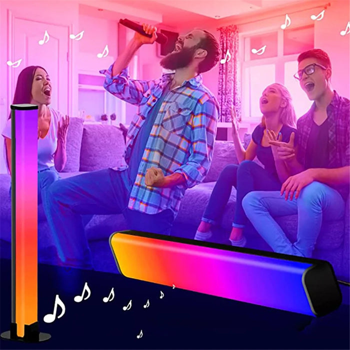 LDD-5050-01 1Pair Smart Tuya Bluetooth-compatible LED Lamp Desktop Ambient Lights for Party, KTV, Home - 2