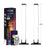 LDD-5050-01 1Pair Smart Tuya Bluetooth-compatible LED Lamp Desktop Ambient Lights for Party, KTV, Home - 5