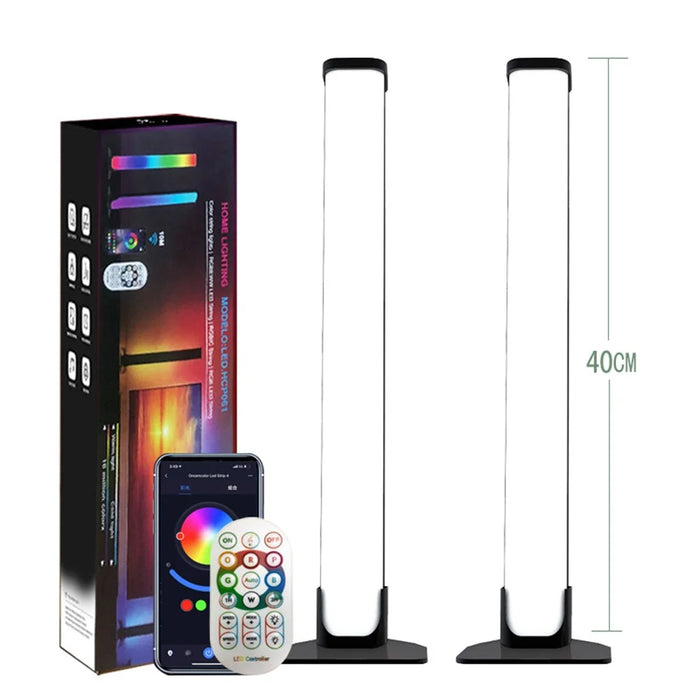 LDD-5050-01 1Pair Smart Tuya Bluetooth-compatible LED Lamp Desktop Ambient Lights for Party, KTV, Home - 5