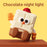 K-1157 Creative Chocolate Night Light Cartoon Phone Stand Silicone Bedside Lamp for Kids (CE, RoSH, FCC Certification) - 2
