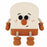 L49 Cartoon Toast Boy Design Night Light ABS+HIPS Bedroom Bedside Ambient Light - 2