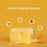 L54 Cute Cheese Silicone Touch Night Lamp Bedside Lamp Bedroom Decoration USB Rechargeable LED Light - 7