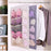 25 Pockets Wardrobe Bra Underwear Socks Storage Oxford Cloth Double-Sided Hanging Bag - Grey - 2