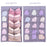 25 Pockets Wardrobe Bra Underwear Socks Storage Oxford Cloth Double-Sided Hanging Bag - Grey - 6
