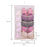 25 Pockets Wardrobe Bra Underwear Socks Storage Oxford Cloth Double-Sided Hanging Bag - Grey - 7