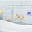 2Pcs / Set Kids Bath Toy Storage Bag Bathroom Wall Hanging Organizer Net Bag with Suction Cups - White - 2