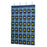 36 Pockets Clear Hanging Pouch Mobile Phone Storage Bag Classroom Calendar Pocket Chart Calculator Holder - Blue - 3