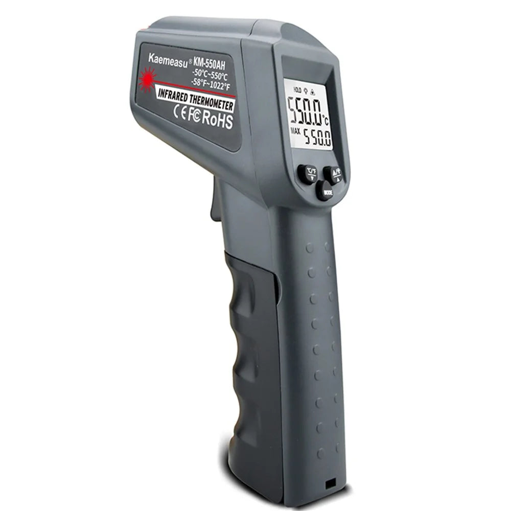 KAEMEASU KM-550AH Non-contact Temperature Measuring Gun Industrial Infrared Thermometer - 1