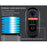 KAEMEASU KM-D600H Golfing Range Finder 5-600m Laser Rangefinder Built-in 450mAh Battery - Black - 4