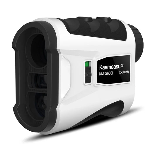 KAEMEASU KM-G600H Magnetic Golfing Range Finder 5-600m Laser Rangefinder Built-in 450mAh Battery - White - 1