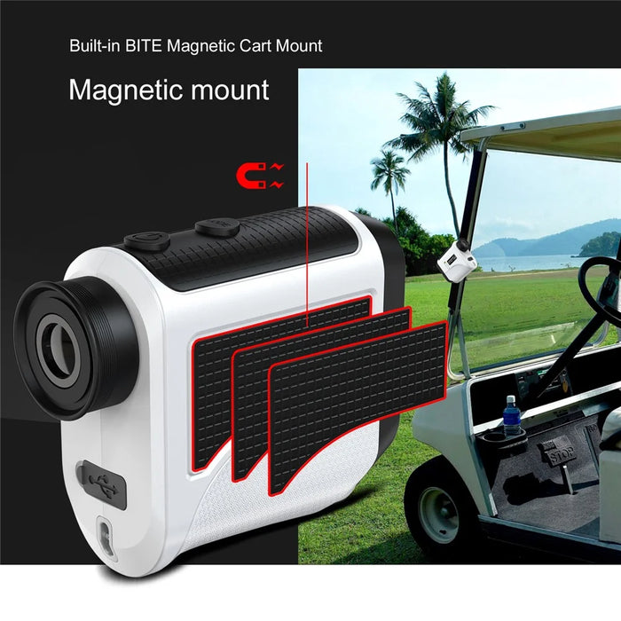 KAEMEASU KM-F600H Golfing Range Finder 5-600m 6.5X Magnification Laser Golf Rangefinder Built-in 450mAh Battery - 7