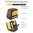 MESTEK T02 Green Laser Level Two Line Self-Leveling Horizontal And Vertical Laser Meter - 6