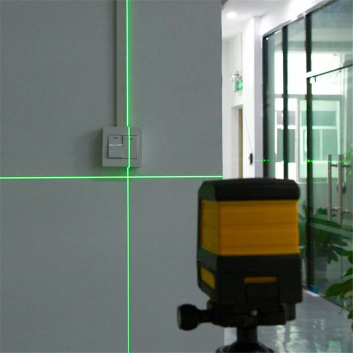 MESTEK T02 Green Laser Level Two Line Self-Leveling Horizontal And Vertical Laser Meter - 7