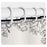 150x180cm Shower Curtain Waterproof Printing Pattern Washable Bath Curtain - Z01 - 5